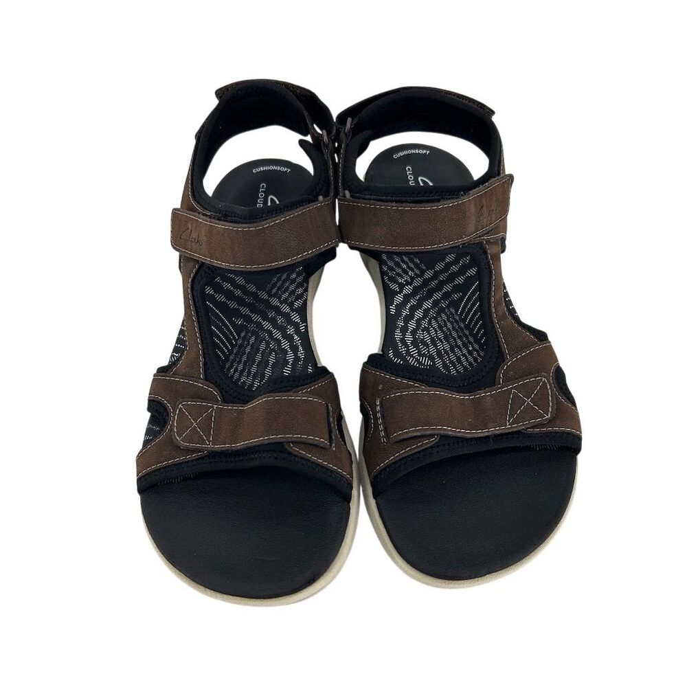 Clarks Women's Brown Mira Bay Sandals Size 9 Adjustable Straps Casual